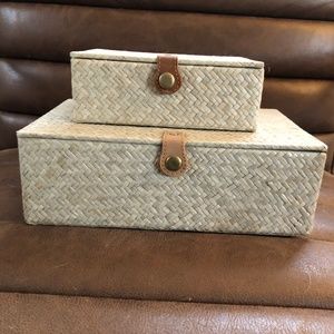Studio McGee woven box set of 2
